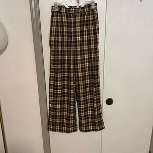 Plaid pants size medium
